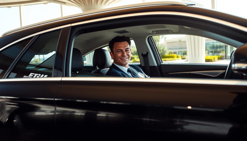 chauffeur privé ou d'un service de transport vip,